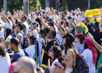 evento, gospel, celebração, religiosa, caminhada, de fé;