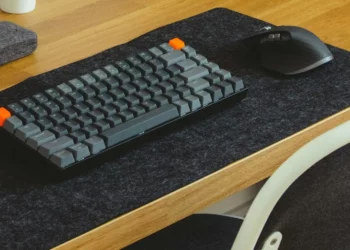 teclado, compacto, sem teclas, numéricas