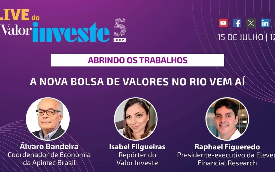 nova, bolsa de, valores do, Rio de Janeiro;