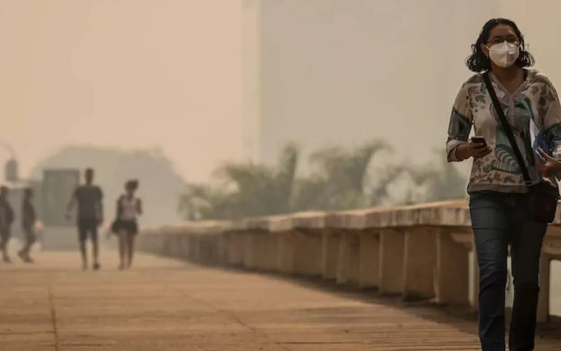 fumo, neblina, poluição;